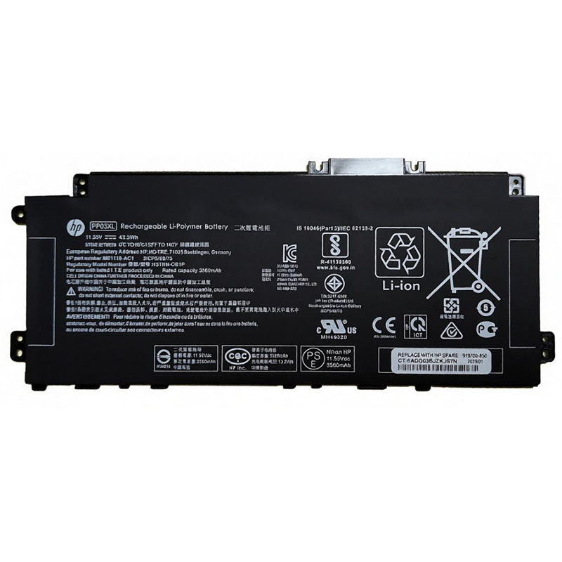 HP PP03XL Battery