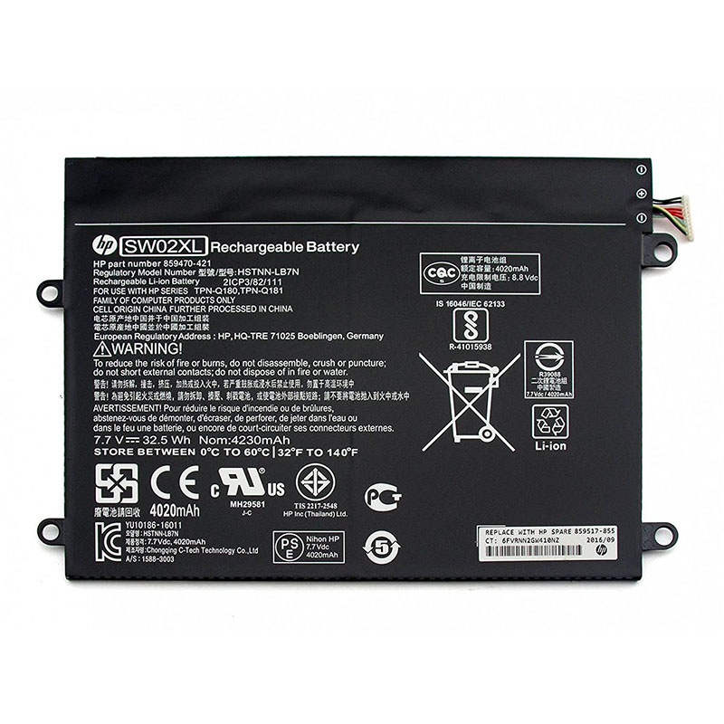 HP SWO2XL Battery